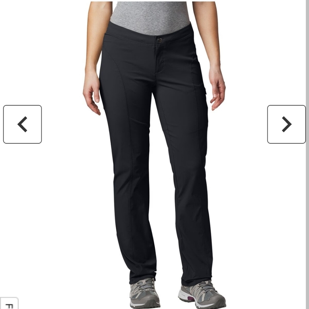 Columbia Women's Just Right Straight Leg Gray Technical Outdoor Pant Size 12